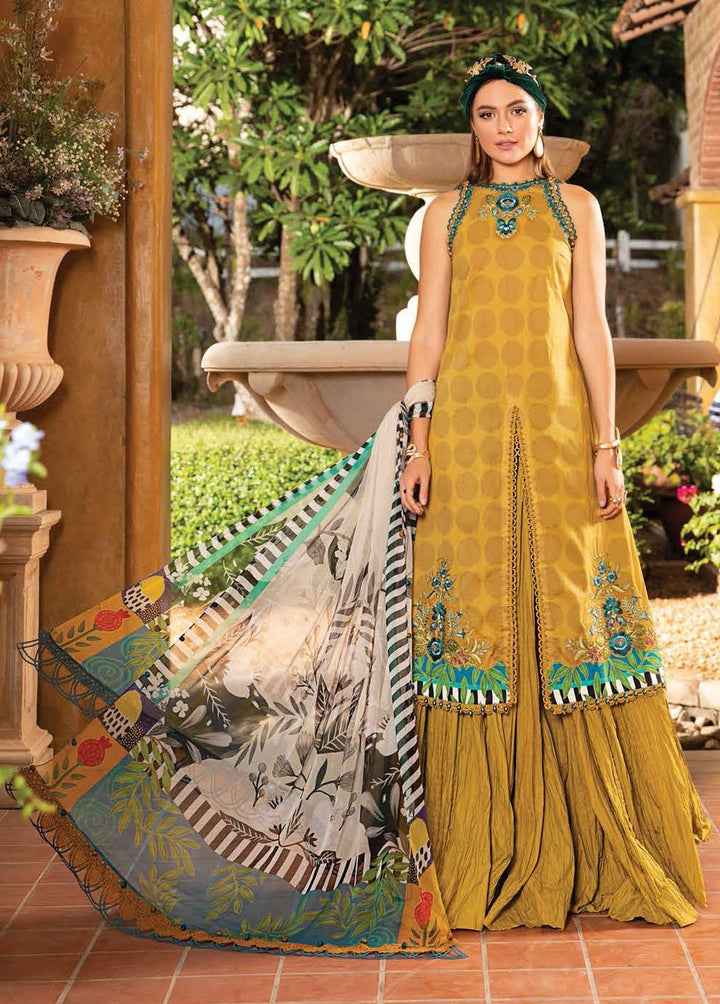 Mprints By Maria B Printed Lawn Suits Unstitched 3 Piece MB23MP 11B - Summer Collection