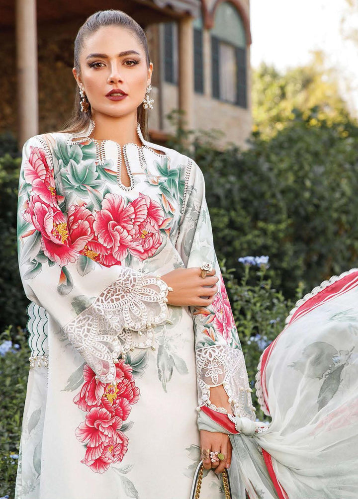 Mprints By Maria B Printed Lawn Suits Unstitched 3 Piece MB23MP 14A - Summer Collection