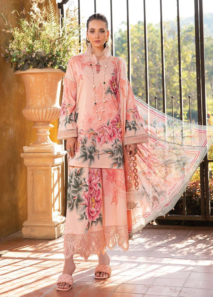 Mprints By Maria B Printed Lawn Suits Unstitched 3 Piece MB23MP 14B - Summer Collection