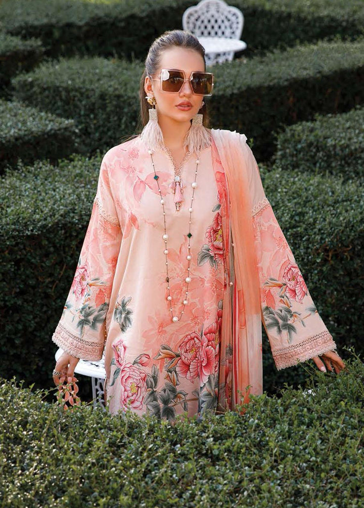 Mprints By Maria B Printed Lawn Suits Unstitched 3 Piece MB23MP 14B - Summer Collection