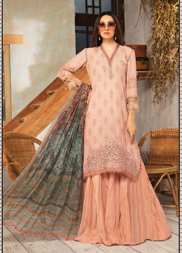 Maria B Embroidered Karandi Suits Unstitched 3 Piece MB21PW 12-A - Winter Collection