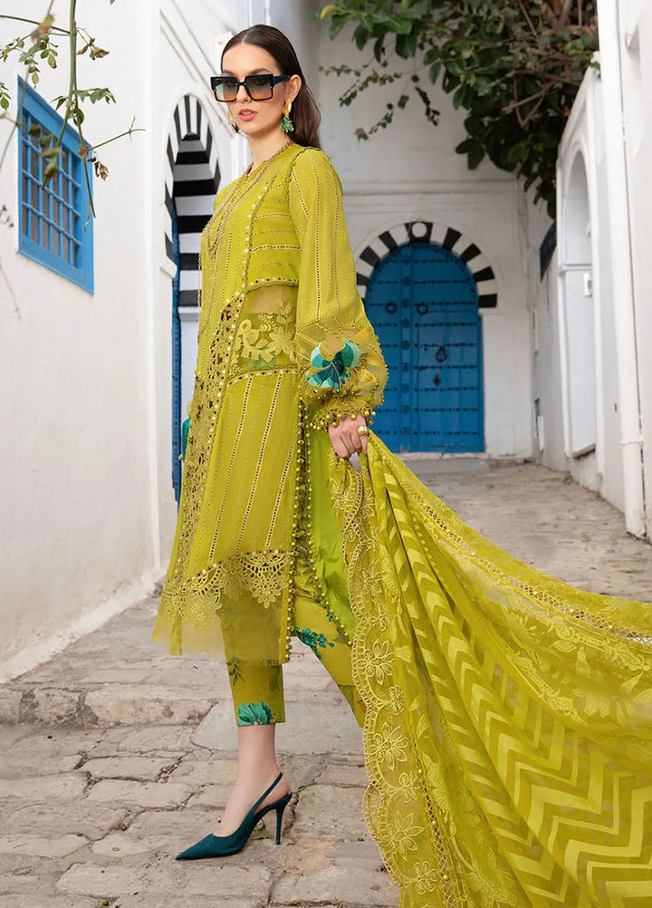 Maria B Pret Embroidered Lawn 3 Piece Suit 8A