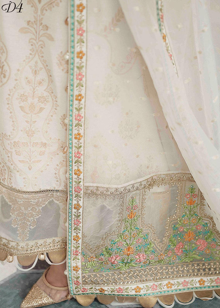 Sateen By Maria B Embroidered Jacquard Suits Unstitched 3 Piece MB23S D4 - Luxury Collection