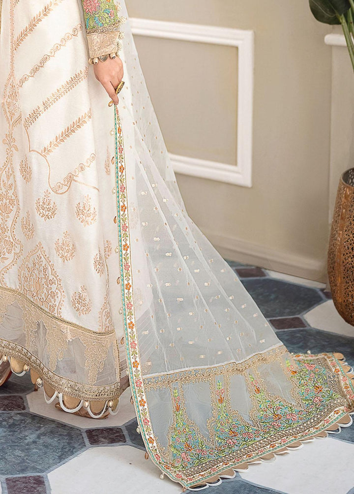 Sateen By Maria B Embroidered Jacquard Suits Unstitched 3 Piece MB23S D4 - Luxury Collection