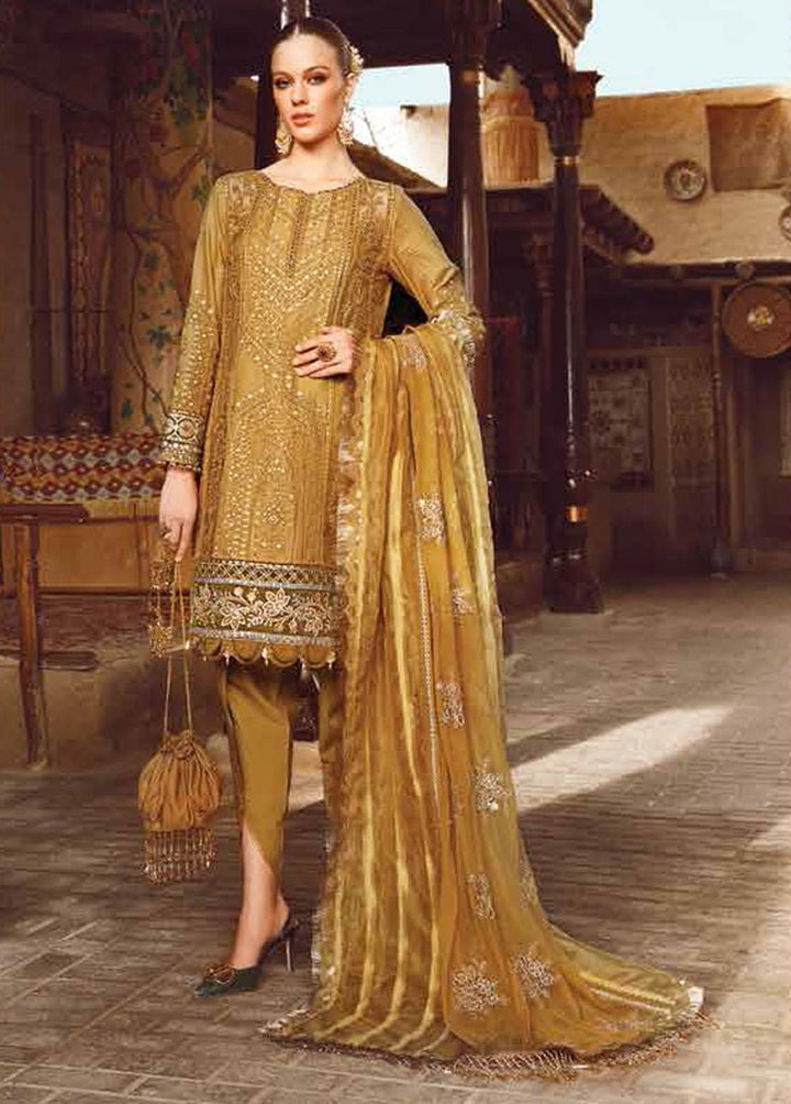 Voyage A Luxe By Maria B Embroidered Lawn Suits Unstitched 3 Piece MB23V 11A - Eid Collection
