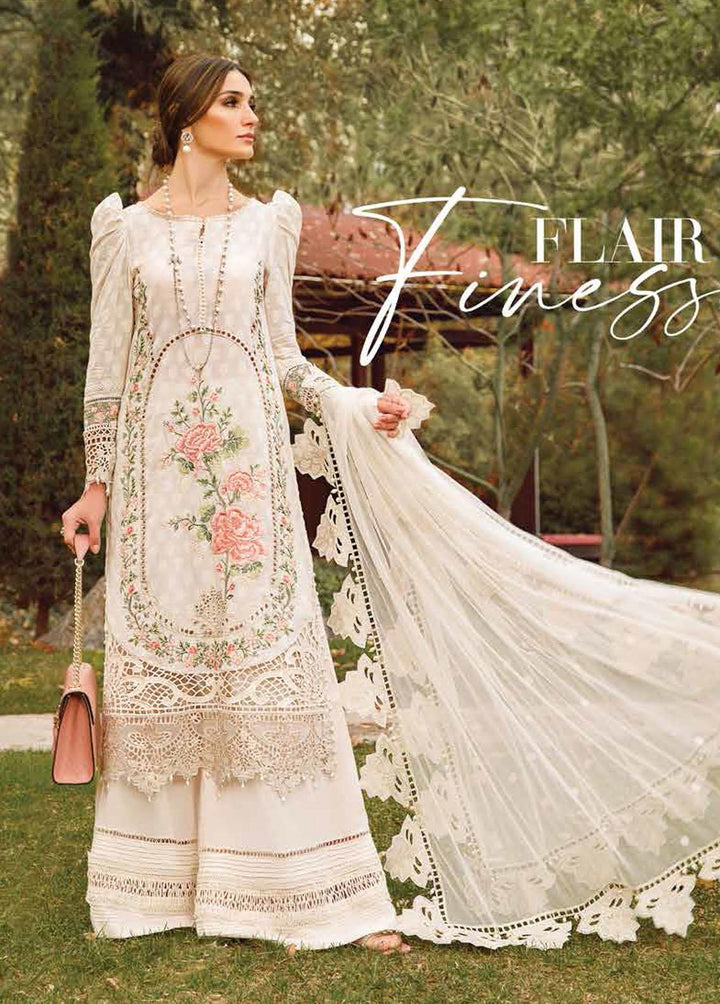 Voyage A Luxe By Maria B Embroidered Lawn Suits Unstitched 3 Piece MB23V 2A - Eid Collection