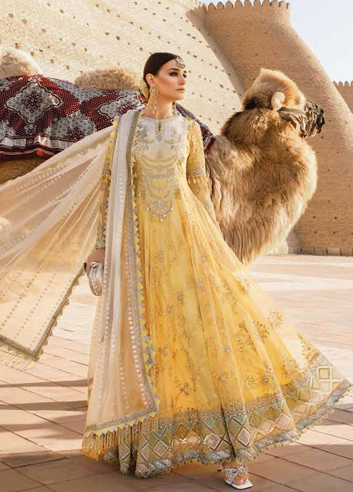 Voyage A Luxe By Maria B Embroidered Lawn Suits Unstitched 3 Piece MB23V 5A - Eid Collection