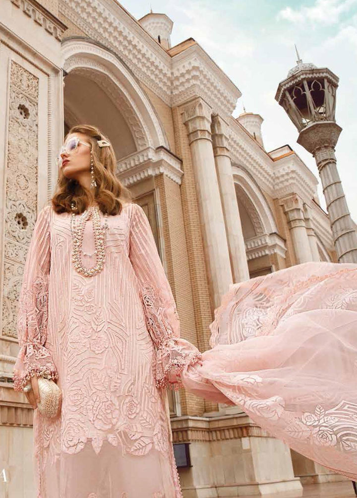Voyage A Luxe By Maria B Embroidered Lawn Suits Unstitched 3 Piece MB23V 6A - Eid Collection