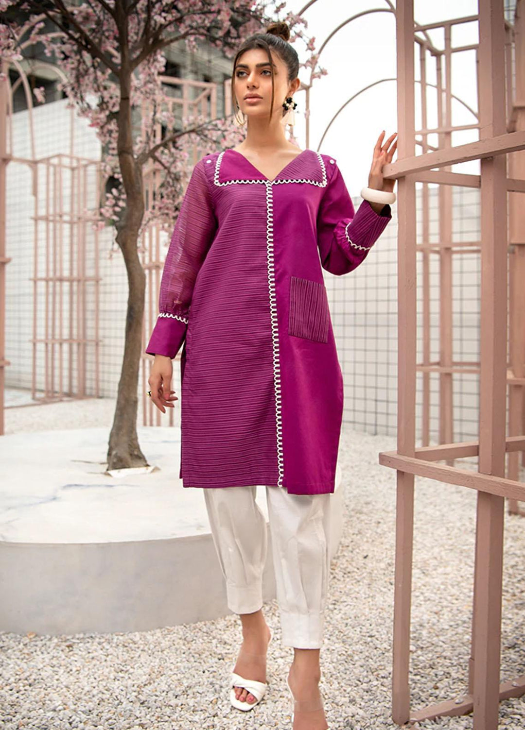 Maria Osama Khan Casual Pret  Lawn Shirt MOK22CB CHLOE