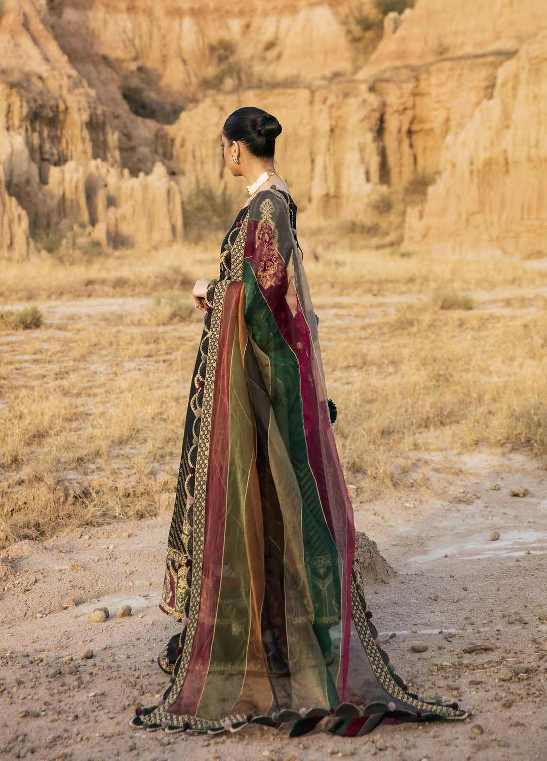 Maria Osama Khan Embroidered Lawn Suits Unstitched 3 Piece MOK22PW NAUBAHAR-06 - Summer Luxury Collection