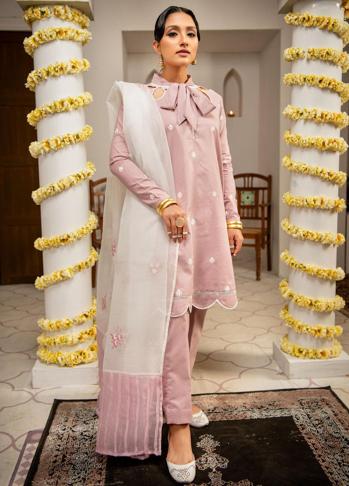 Maria Osama Khan Luxury Pret  Cotton 3 Piece Suit MOK22PN AMBAR