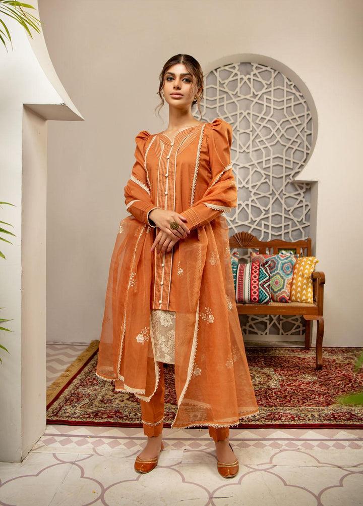 Maria Osama Khan Luxury Pret  Cotton 3 Piece Suit MOK22PN LAILA