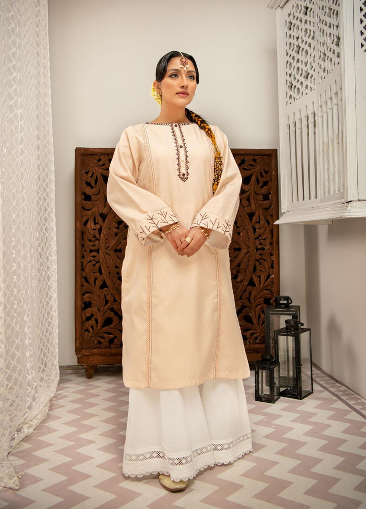 Maria Osama Khan Luxury Pret  Cotton Shirt MOK22PN ALMAS