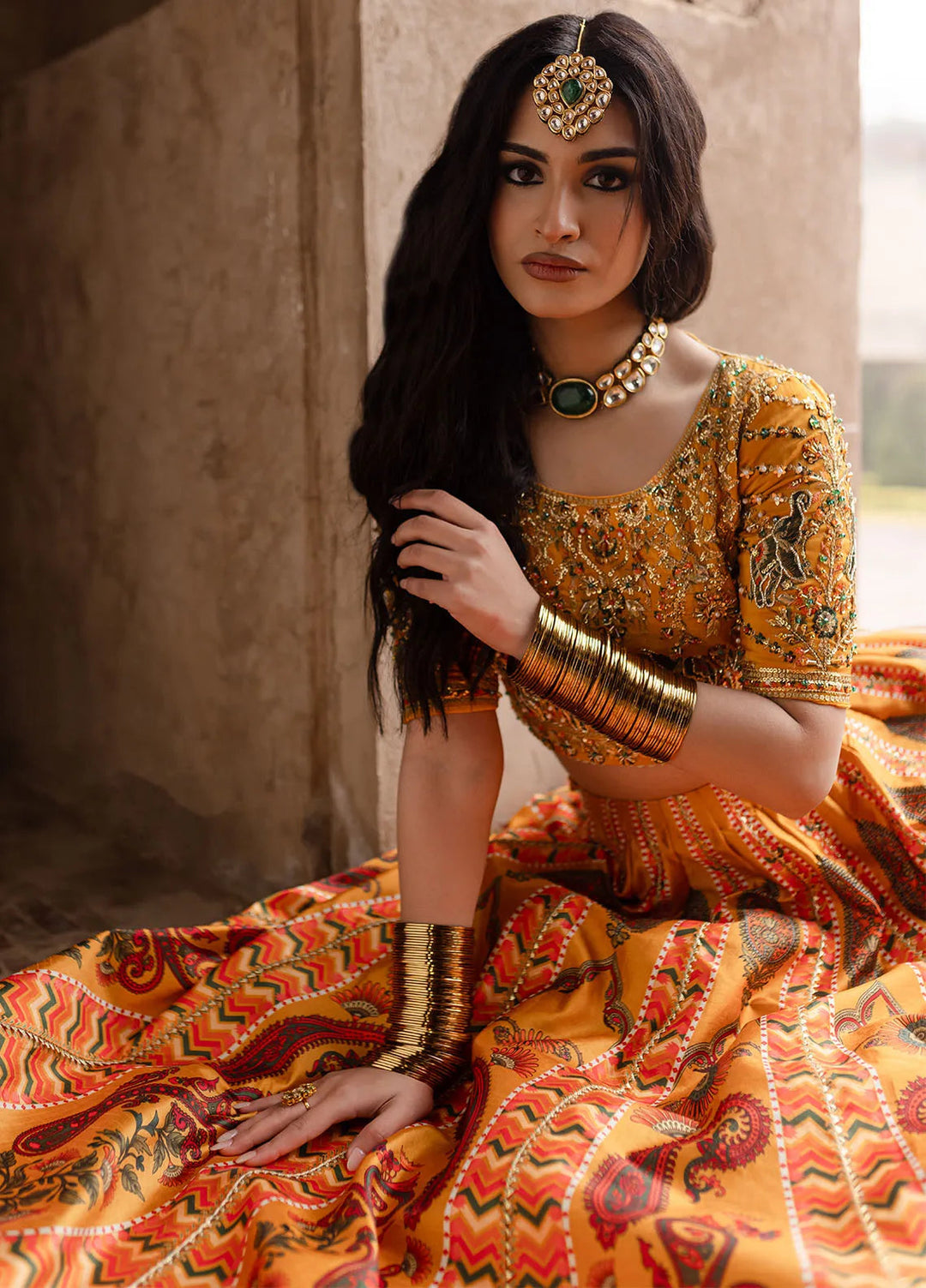 Maria Osama Khan Pret Embroidered 3 Piece Suit Zariya