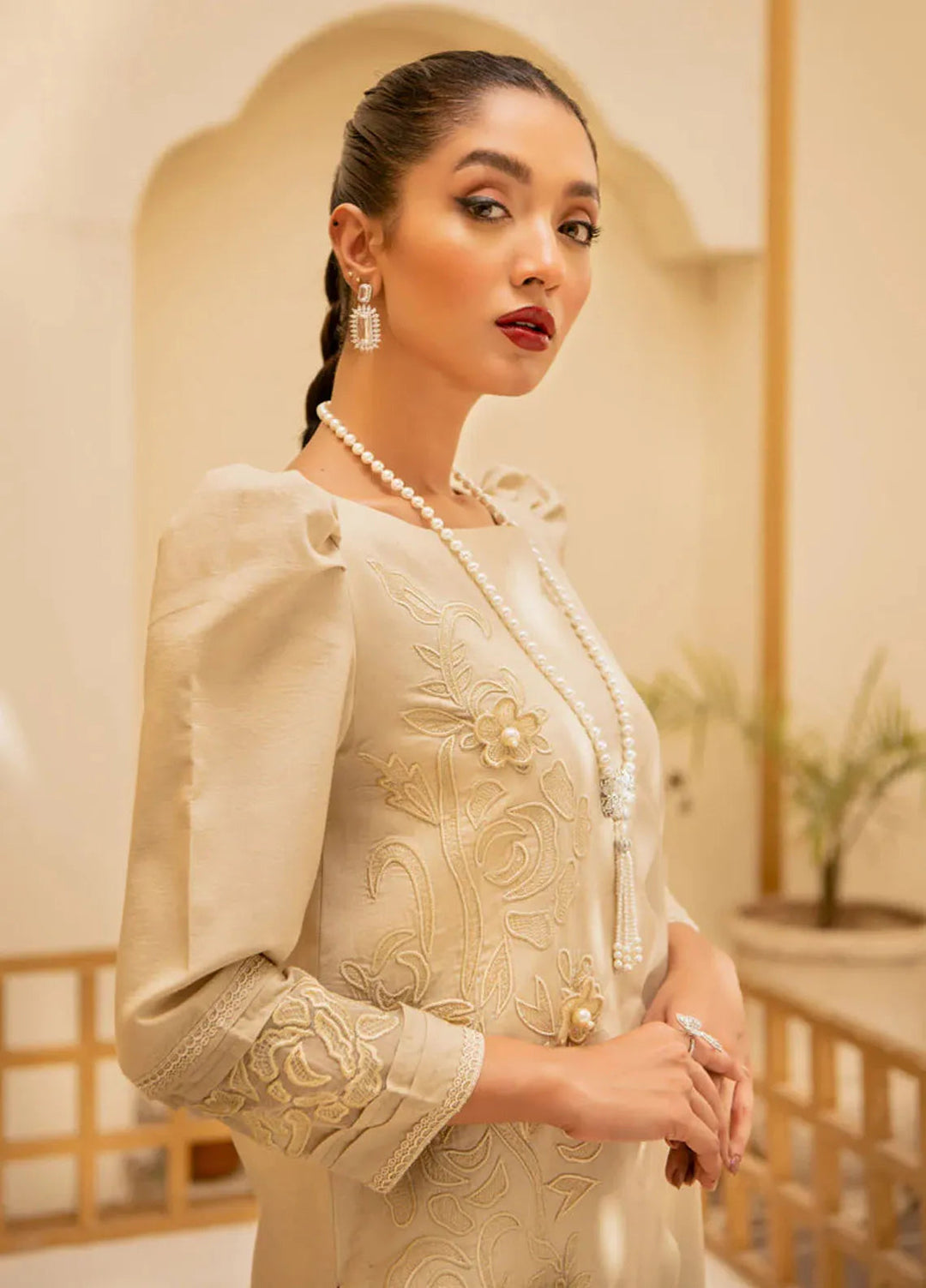 Maria Osama Khan Pret Embroidered Cotton 3 Piece Suit Amal