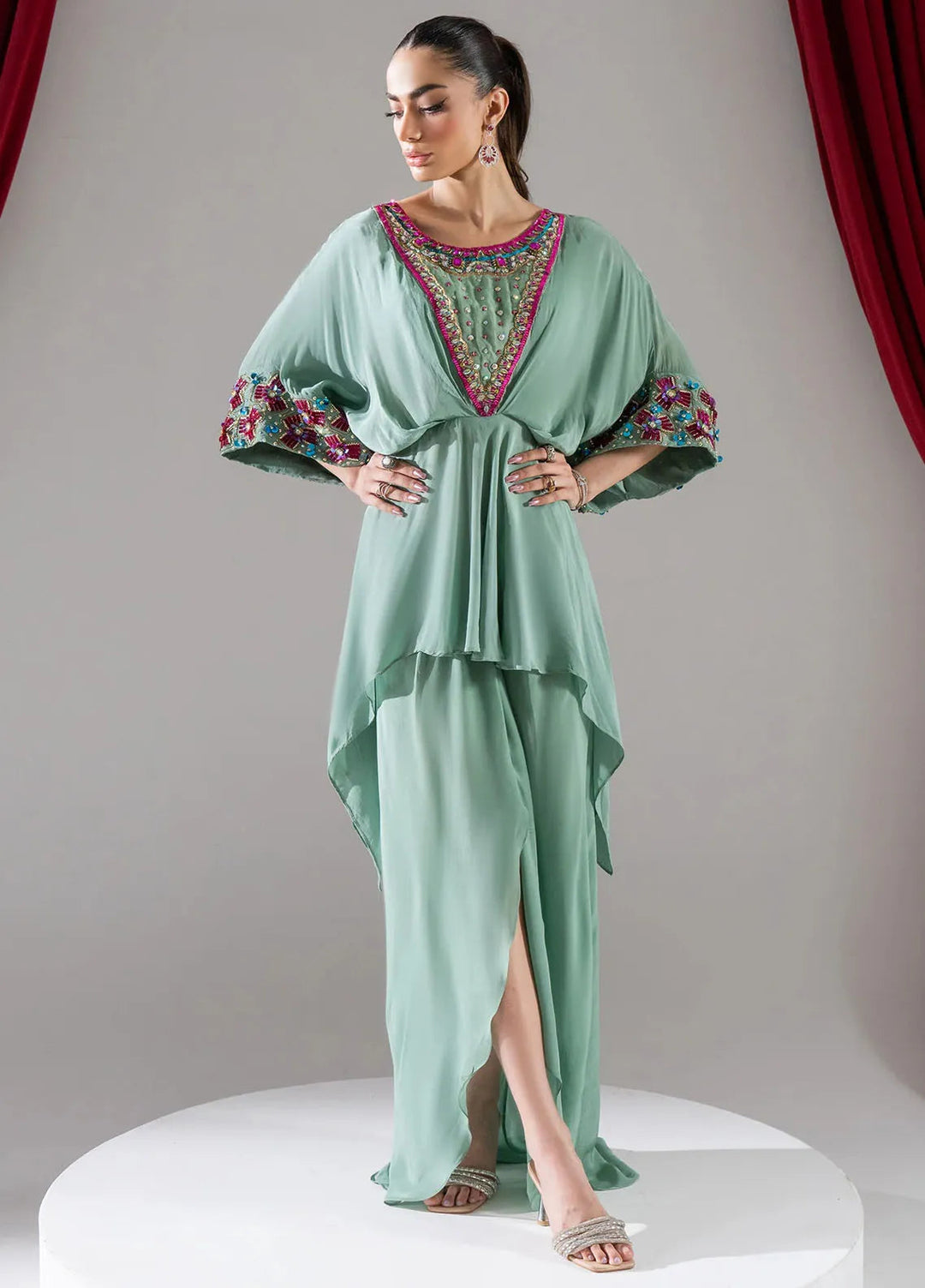 Maria Osama Khan Pret Embroidered Grip 2 Piece Suit Astra