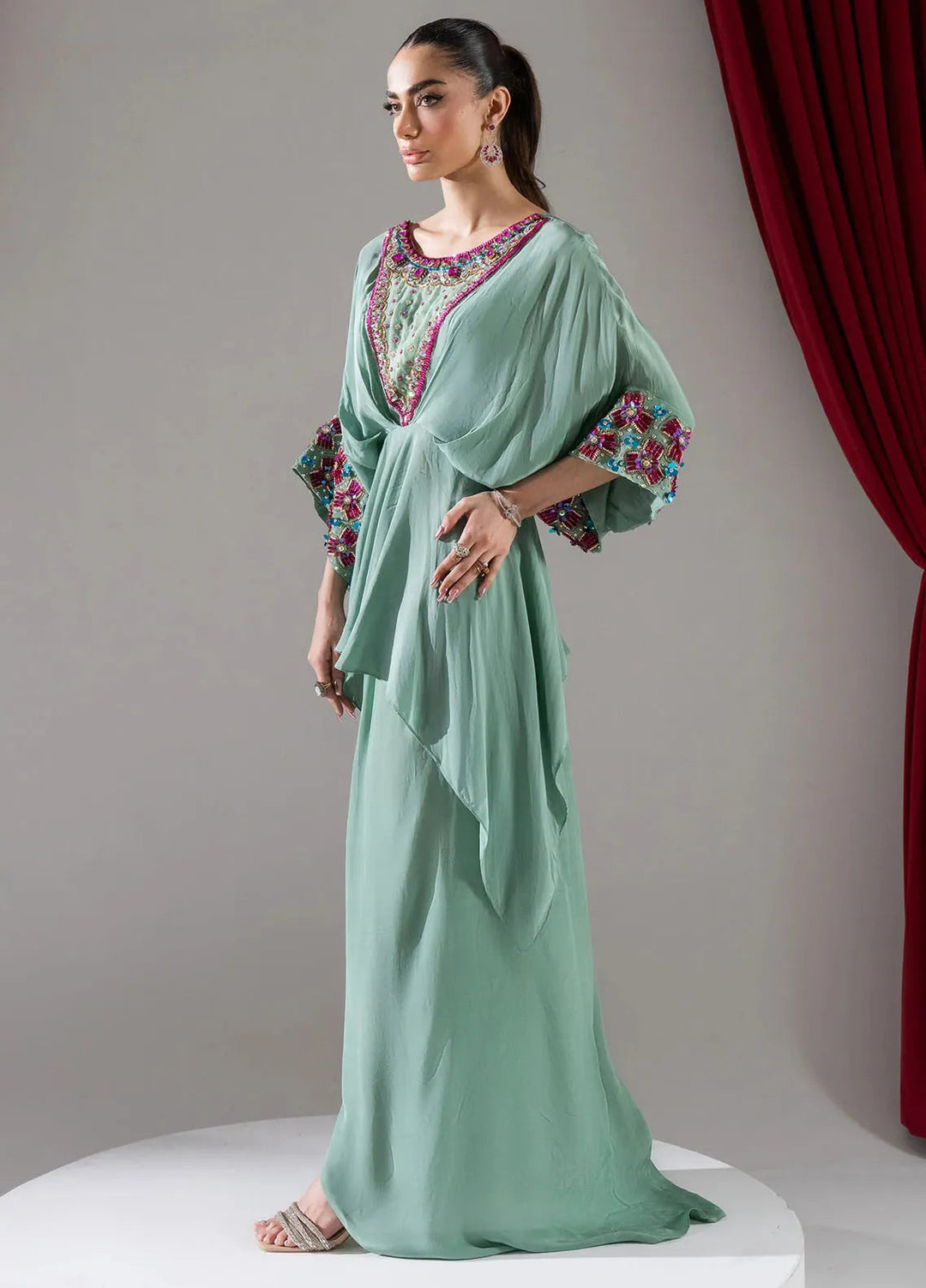 Maria Osama Khan Pret Embroidered Grip 2 Piece Suit Astra