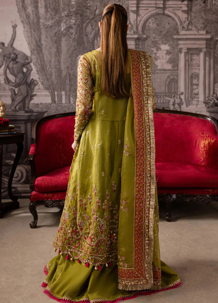 Maria Osama Khan Pret Embroidered Organza 4 Piece Suit Noir