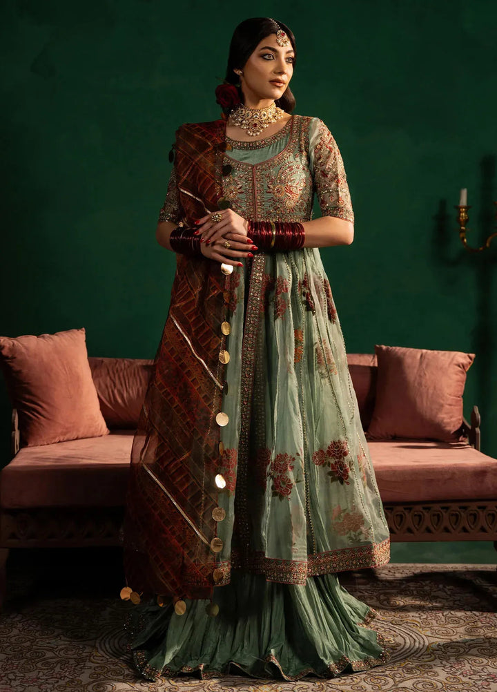 Maria Osama Khan Pret Embroidered Organza 4 Piece Suit Sahar-e-Jashan
