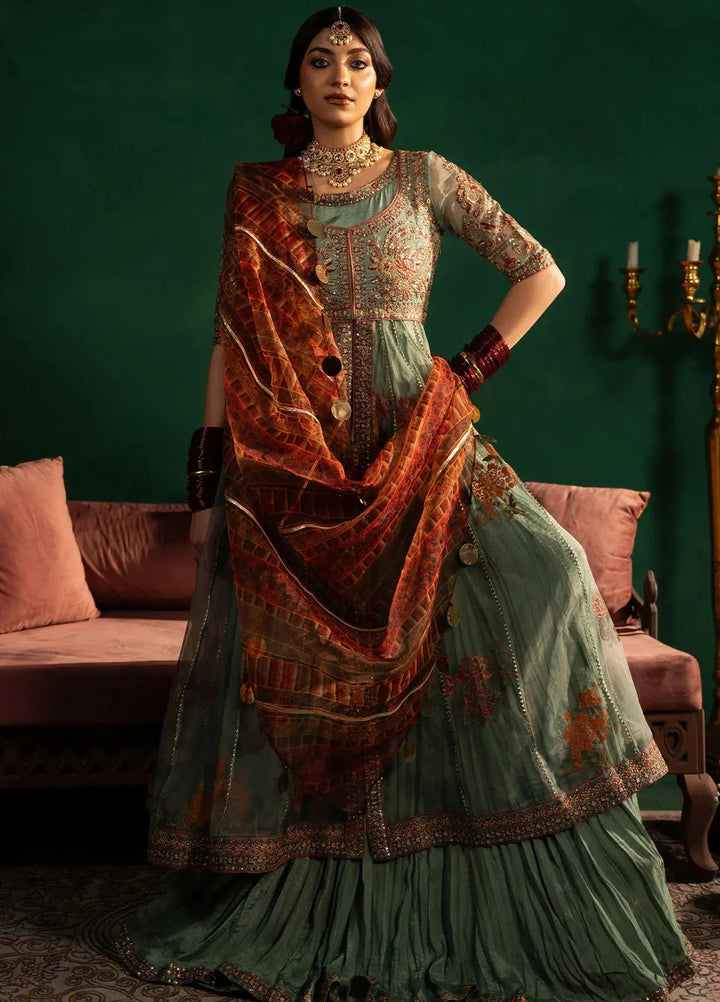 Maria Osama Khan Pret Embroidered Organza 4 Piece Suit Sahar-e-Jashan