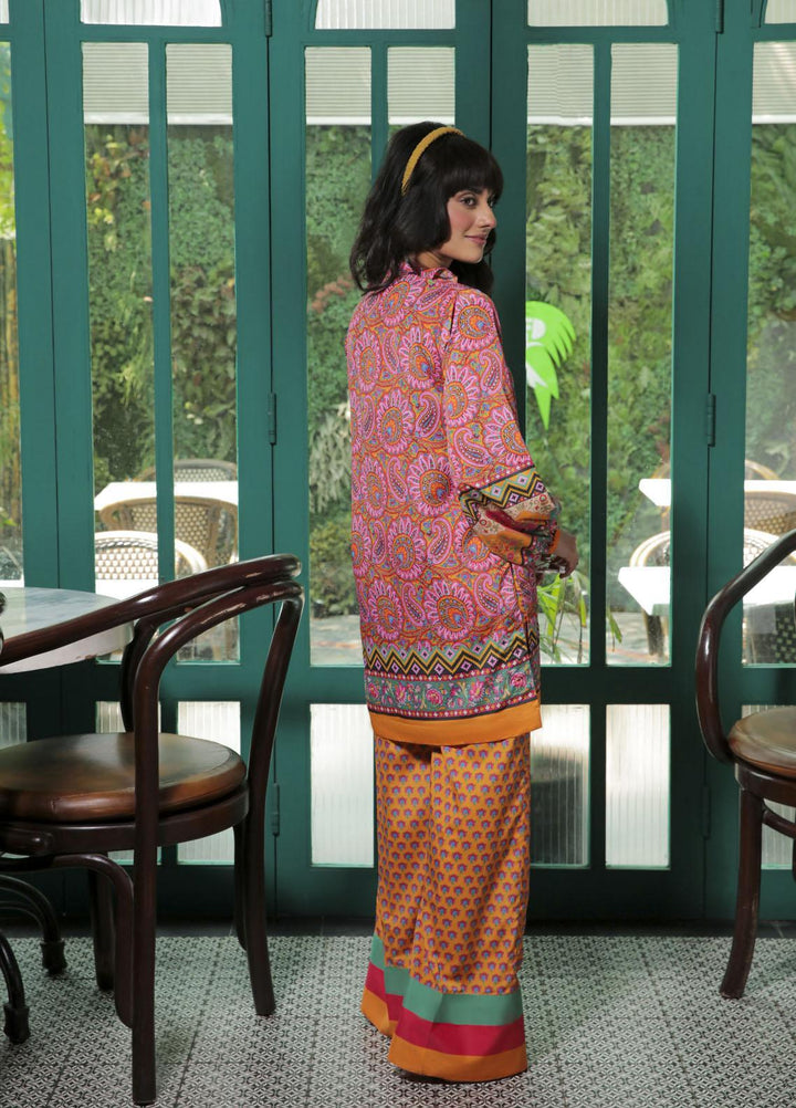 Maria Osama Khan Casual Pret  Grip 2 Piece Suit MOK22RT Dreamscape