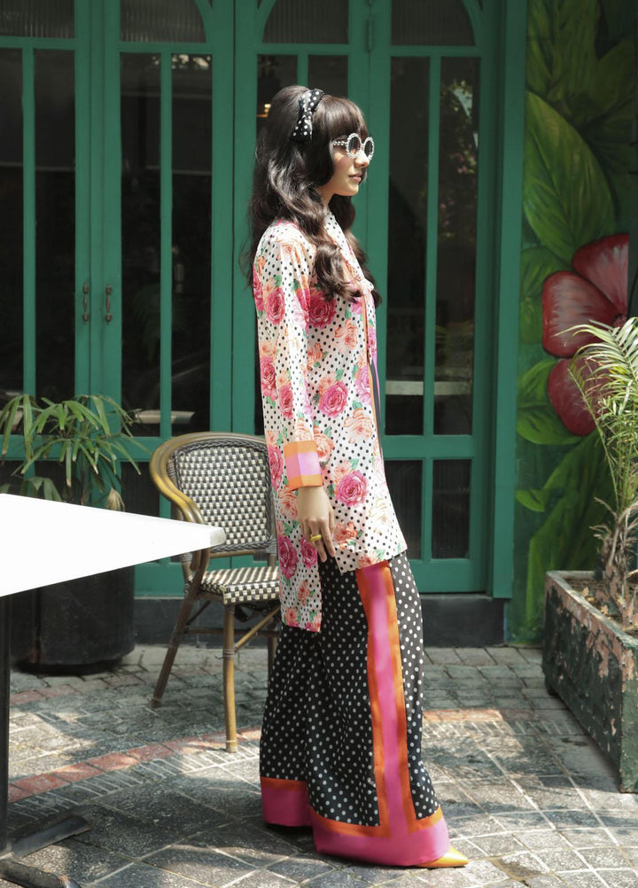 Maria Osama Khan Casual Pret  Grip 2 Piece Suit MOK22RT Floral Bloom