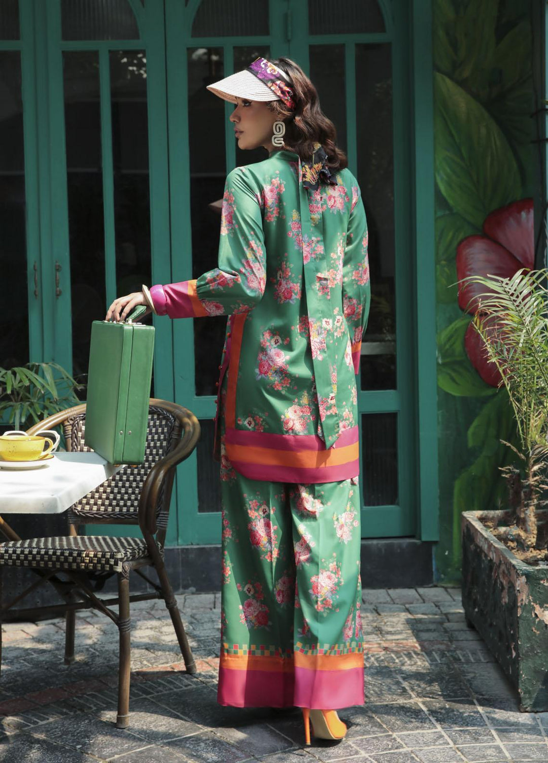 Maria Osama Khan Casual Pret  Grip 2 Piece Suit MOK22RT Bossy Blush
