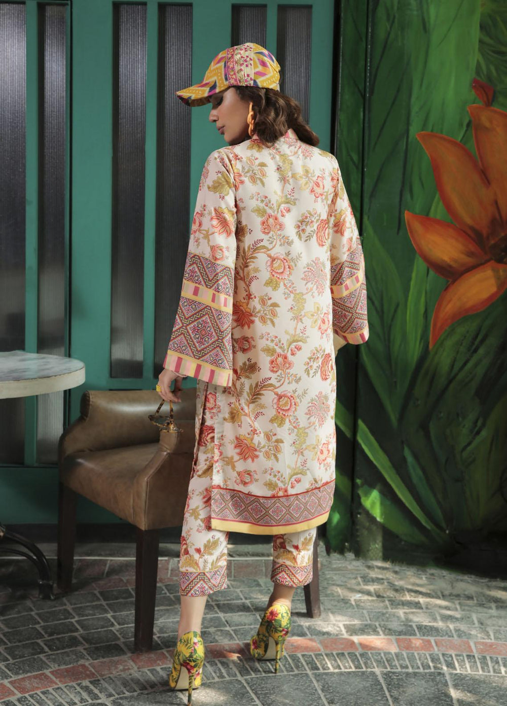 Maria Osama Khan Casual Pret  Grip 2 Piece Suit MOK22RT Loren