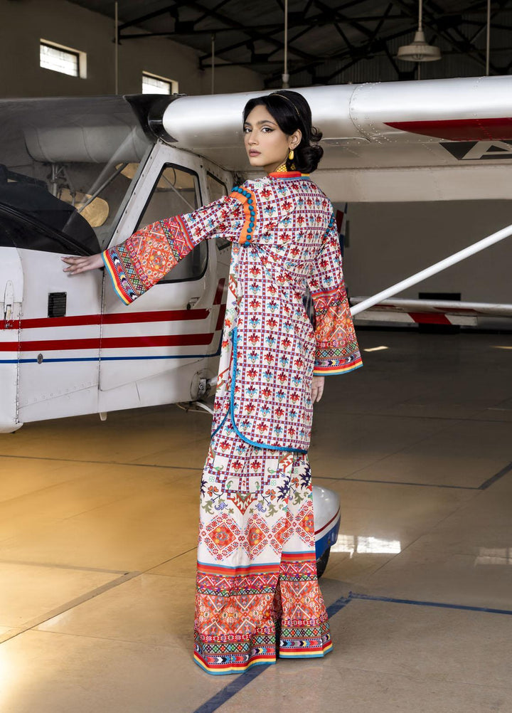 Maria Osama Khan Casual Pret  Grip 2 Piece Dress MOK23TR-2 Fusion
