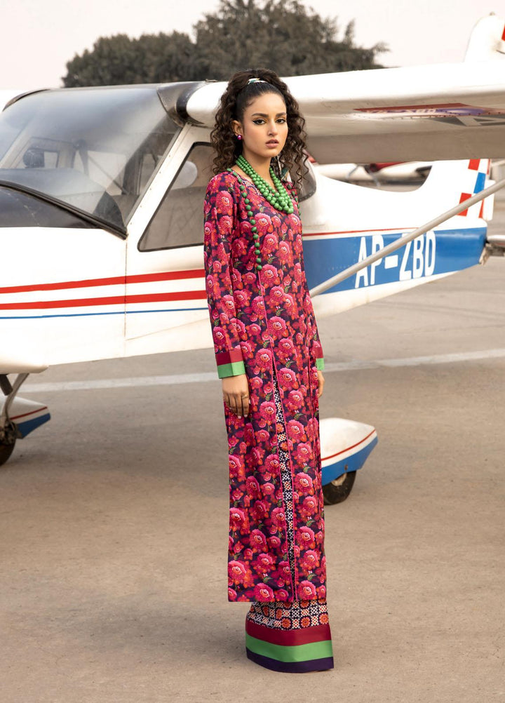 Maria Osama Khan Casual Pret  Grip 2 Piece Dress MOK23TR-2 Florid
