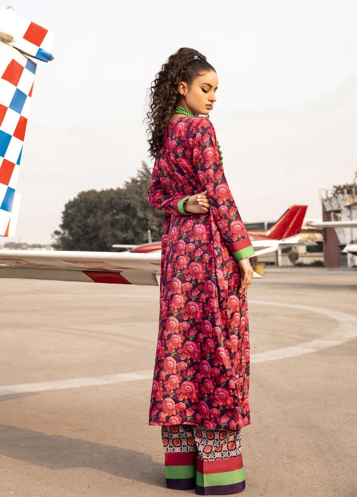 Maria Osama Khan Casual Pret  Grip 2 Piece Dress MOK23TR-2 Florid