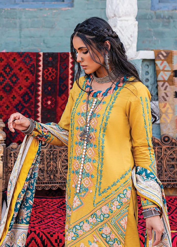 Sakhiyaan By Maria Osama Khan Embroidered  Suits Unstitched 3 Piece MOK22S MS-03 Sandal - Winter Collection