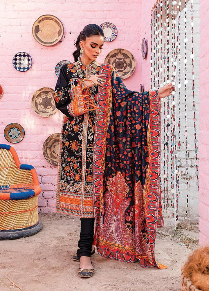 Sakhiyaan By Maria Osama Khan Embroidered  Suits Unstitched 3 Piece MOK22S MS-06 Koyal - Winter Collection