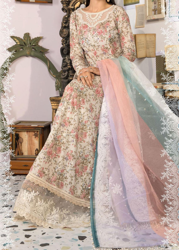 Mprints By Maria B Printed Lawn Suits Unstitched 3 Piece MB21-MP2 1102-A - Summer Collection