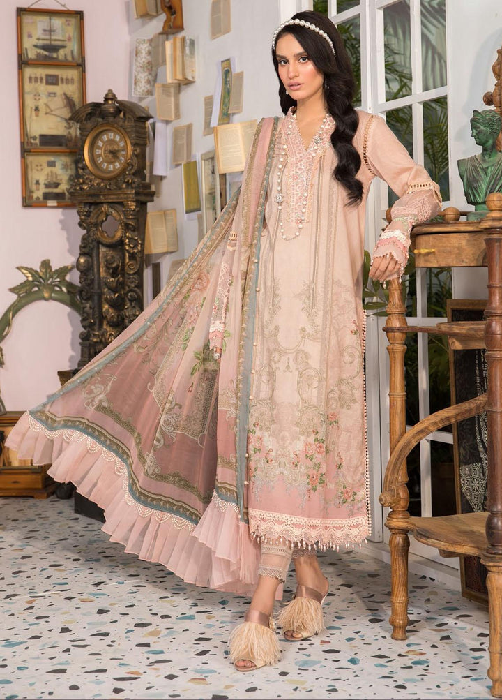 Mprints By Maria B Printed Lawn Suits Unstitched 3 Piece MB21-MP2 1105-A - Summer Collection