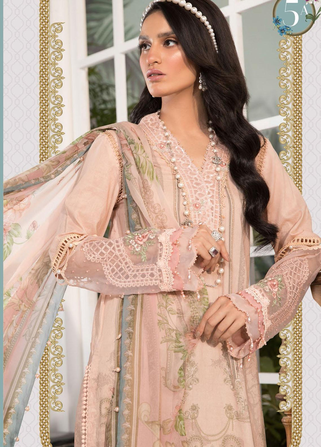 Mprints By Maria B Printed Lawn Suits Unstitched 3 Piece MB21-MP2 1105-A - Summer Collection