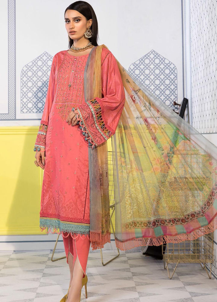Mprints By Maria B Printed Lawn Suits Unstitched 3 Piece MB21-MP2 1107-A - Summer Collection