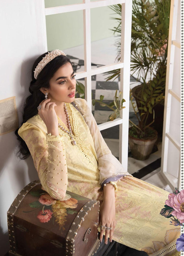 Mprints By Maria B Printed Lawn Suits Unstitched 3 Piece MB21-MP2 1108-A - Summer Collection
