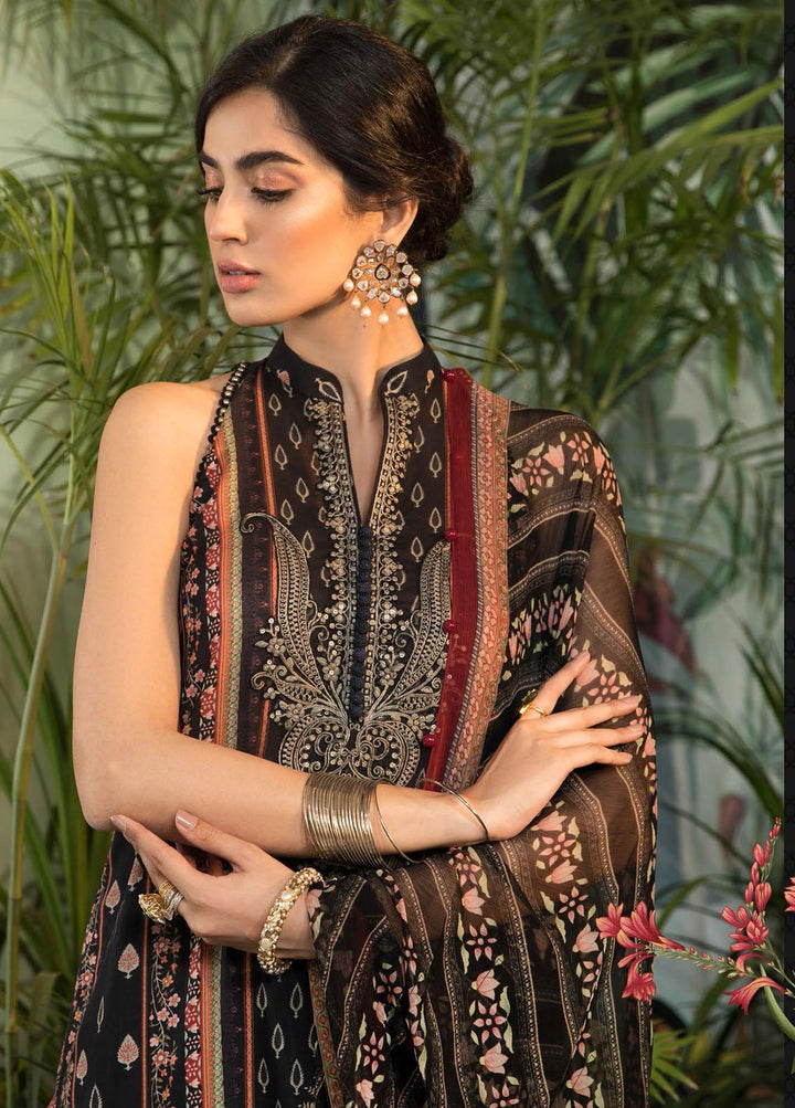 Mprints By Maria B Printed Lawn Suits Unstitched 3 Piece MB21-MP2 1112-B - Summer Collection