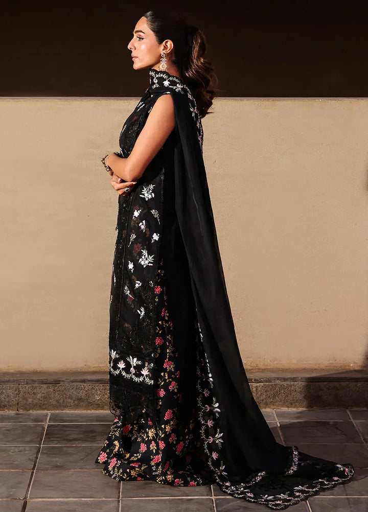 Marine by Faiza Faisal Embroidered Lawn Suit Unstitched 3 Piece FFX25LL Elva - Summer Collection