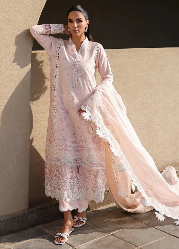 Marine by Faiza Faisal Embroidered Lawn Suit Unstitched 3 Piece FFX25LL Maria - Summer Collection