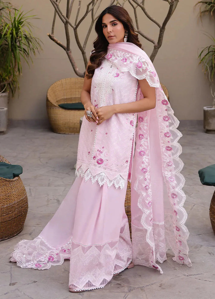 Marine by Faiza Faisal Embroidered Lawn Suit Unstitched 3 Piece FFX25LL Rena - Summer Collection