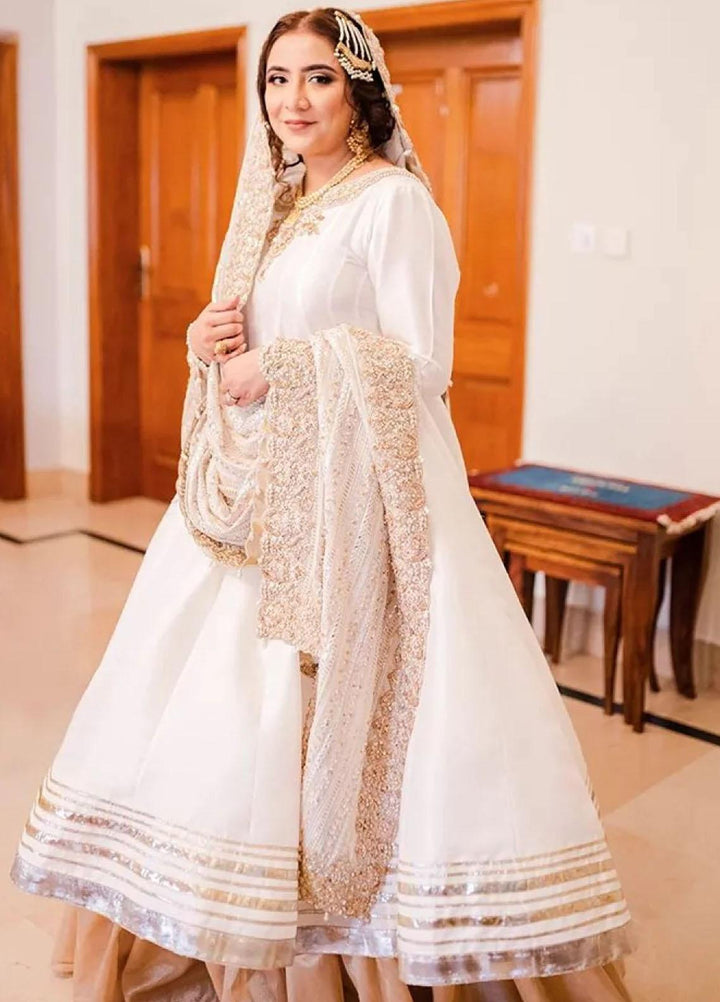 Maroon by Iqra Chaudhry Pret Embroidered Raw Silk 3 Piece Suit Dur-E- Shehwar