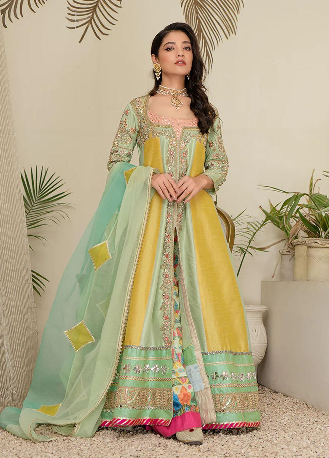 Maroon by Iqra Chaudhry Pret Embroidered Raw Silk 3 Piece Suit Royal Affair
