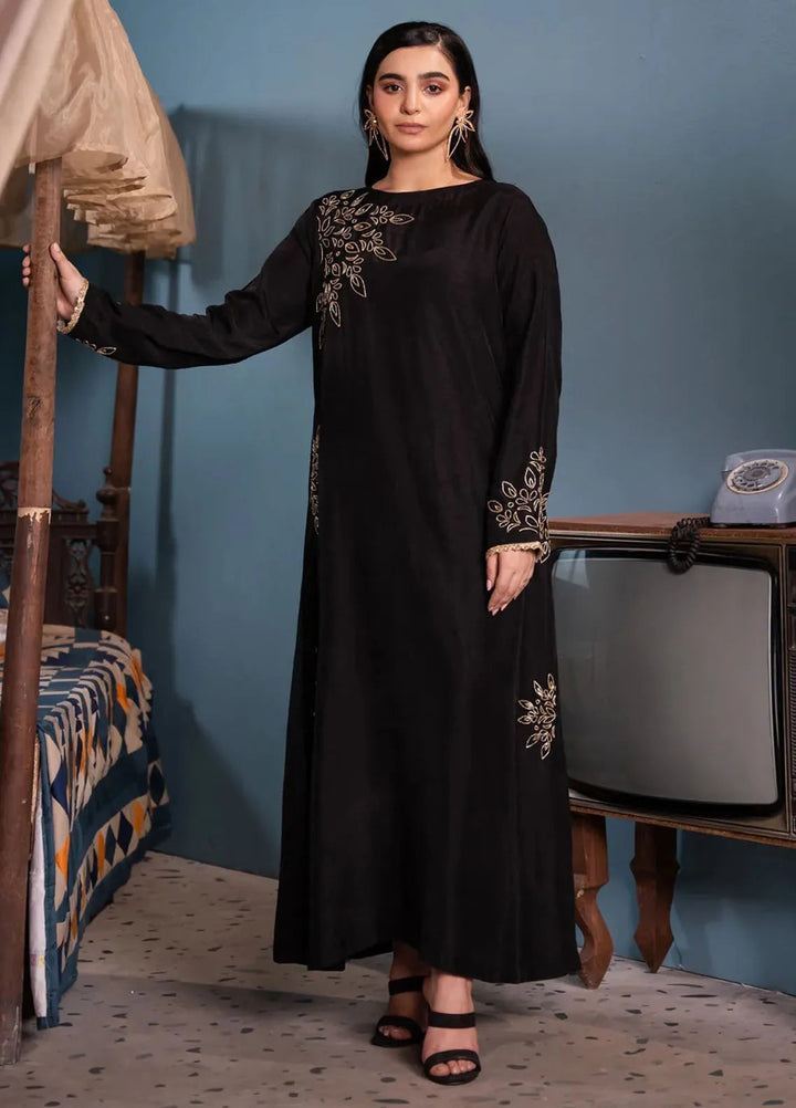 Maroon by Iqra Chaudhry Pret Embroidered Raw Silk 3 Piece Suit Mahrosh