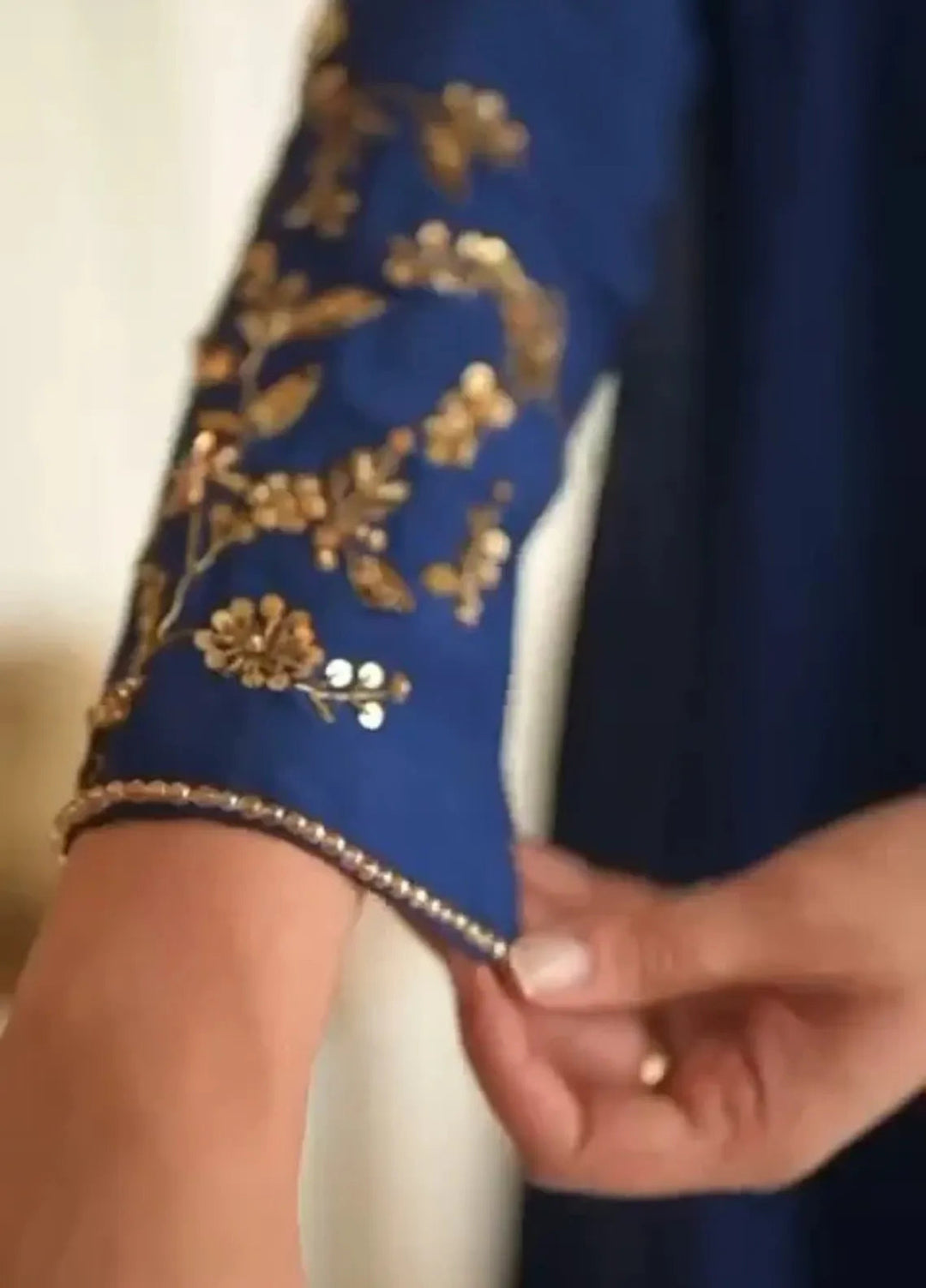 Maroon by Iqra Chaudhry Pret Embroidered Silk 3 Piece Suit Midnight