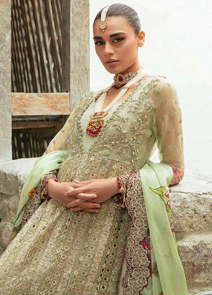 Marwa By Maryam Hussain Embroidered Organza Suits Unstitched 4 Piece MH23MW Afsana - Luxury Formal Collection