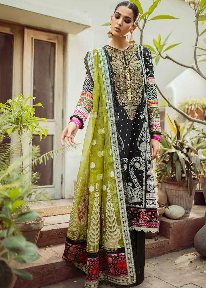 Maryam Hussain Embroidered Lawn Suits Unstitched 3 Piece MRH21FE 01 Naghma - Festive Collection