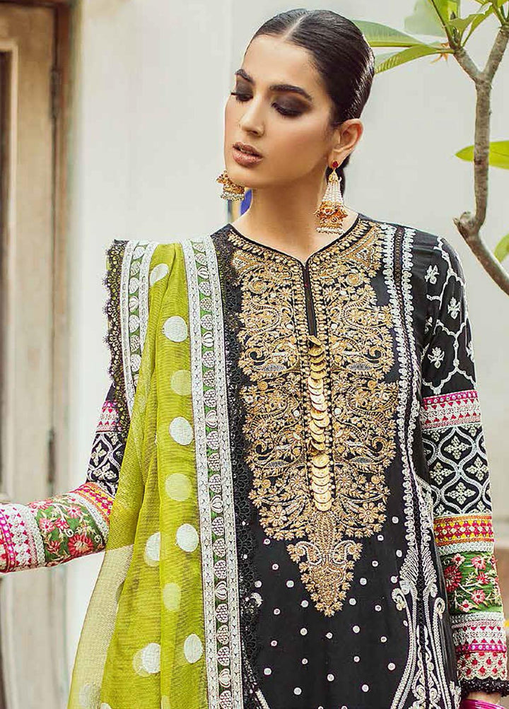 Maryam Hussain Embroidered Lawn Suits Unstitched 3 Piece MRH21FE 01 Naghma - Festive Collection