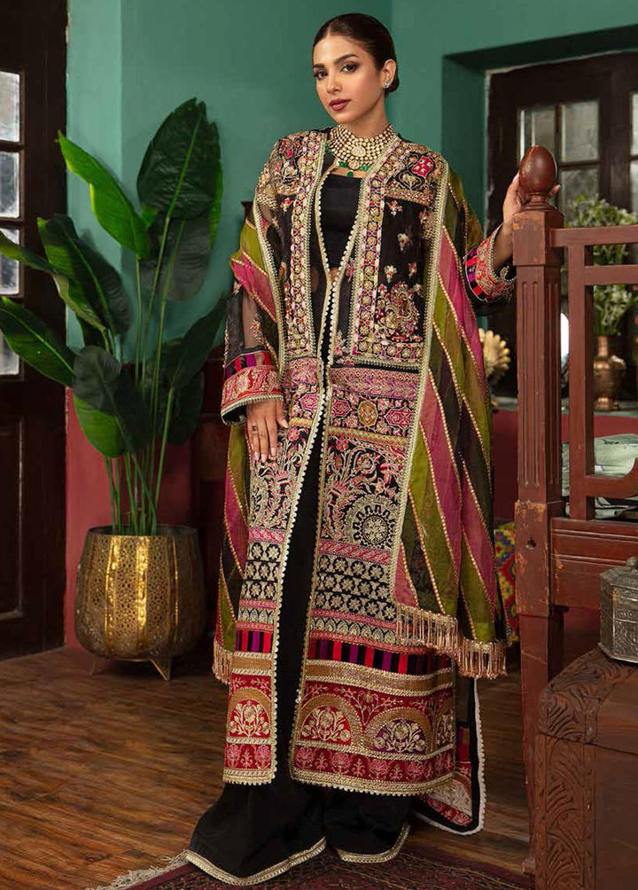 Gulaab By Maryam Hussain Embroidered Organza Suits Unstitched 3 Piece MH22G MEERAS - Wedding Collection